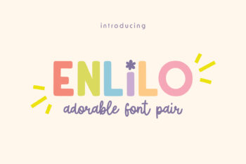 Enlilo - Adorable Font Duo